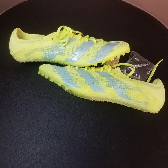 adidas gazelle silver green womens adidas Unisex Sprintstar Track Spikes in Flash Aqua/Cloud White/Lucid  Up  & Running
